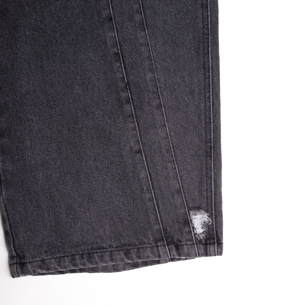 EMBROIDERED BIRD DENIM PANTS