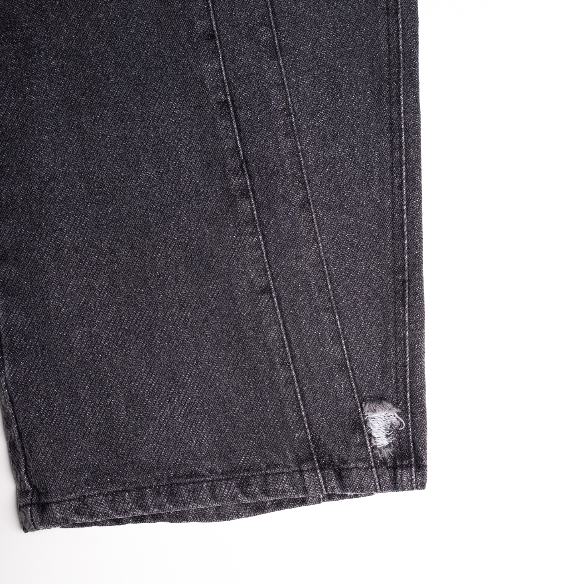 EMBROIDERED BIRD DENIM PANTS